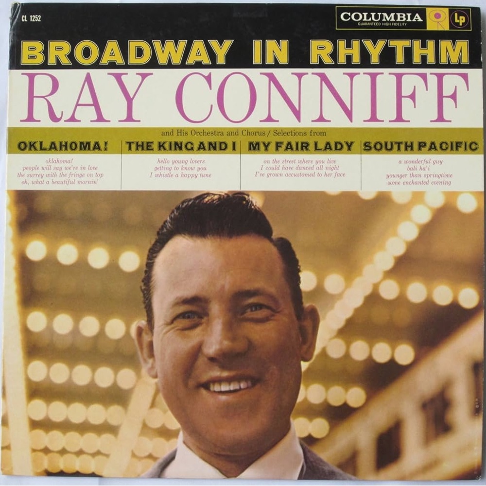Columbia Ray Conniff Broadway in Rhythm Album - Yellow and Black